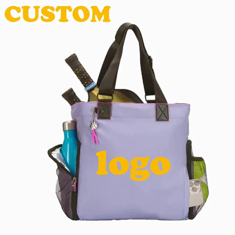 Factory Customized Neoprene Tennis Tote Bag Racket Cover for Pickleball with Stylish Squash and Badminton