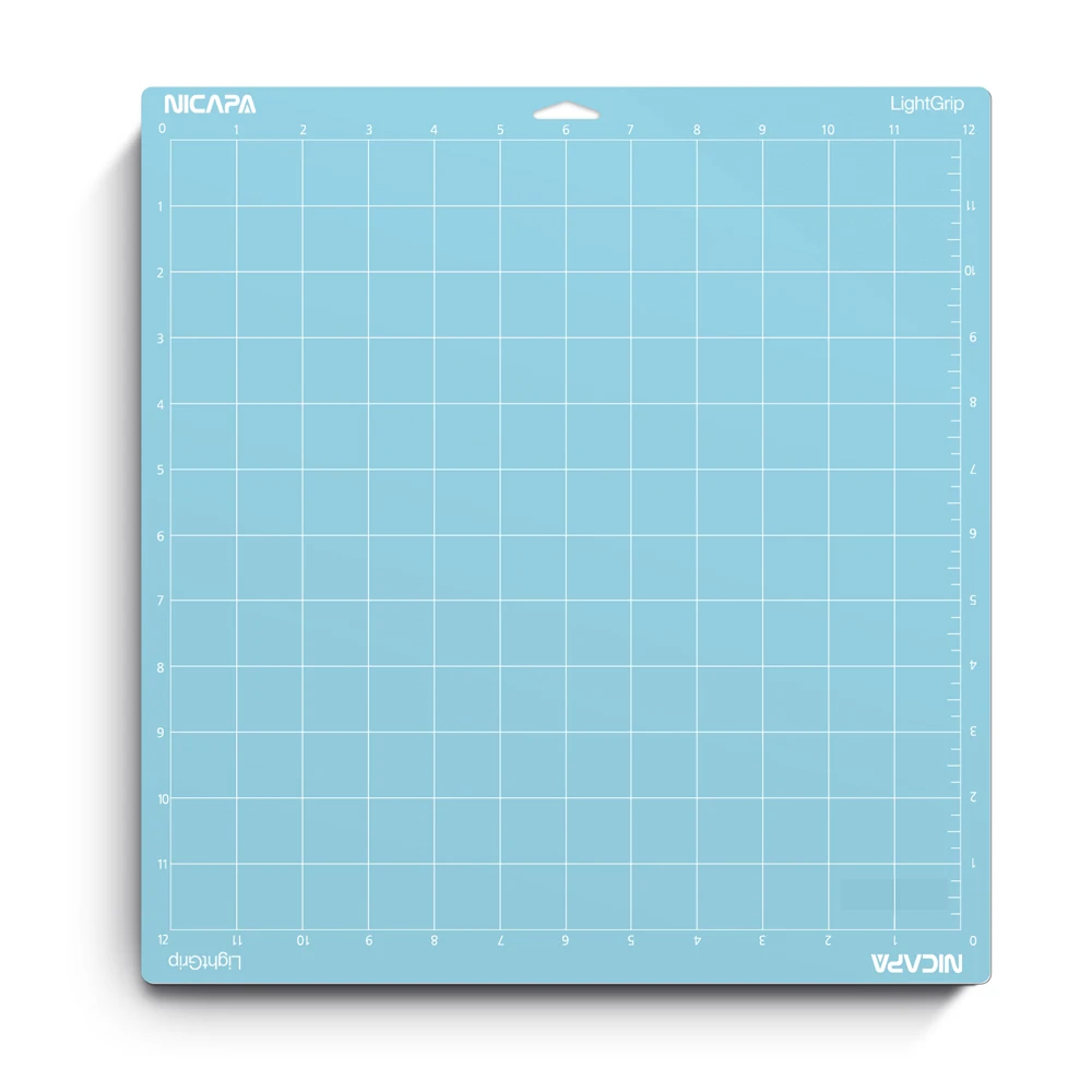 
Nicapa Blue Lightgrip Cutting Mat for Cricut Explore Air/Air 2/Maker (12x12,1piece) Adhesive Sticky Craft Accessories Mats 