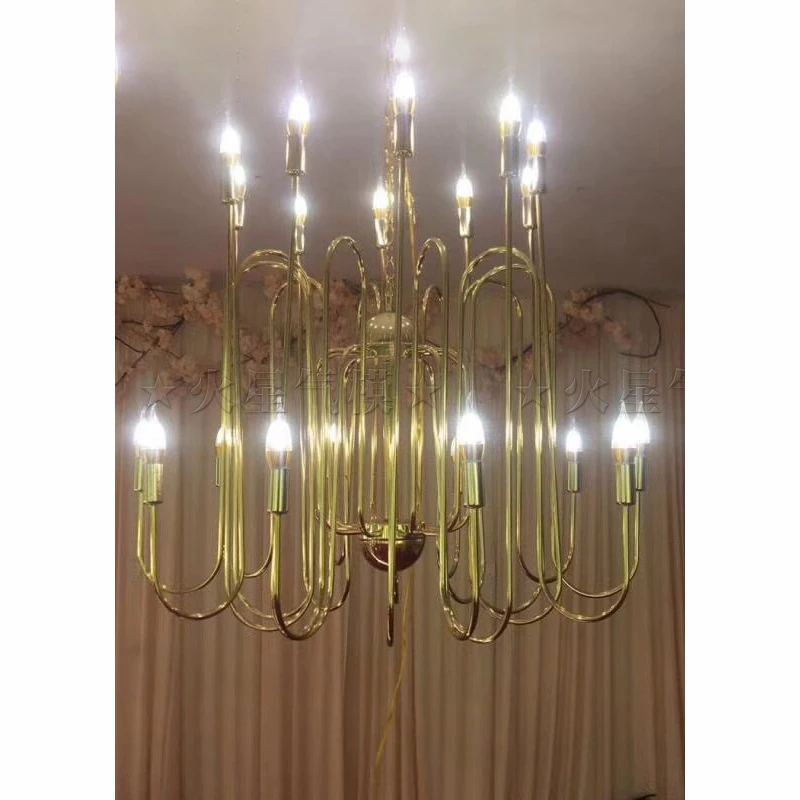 LDJ1131-4 Elegant wedding event gold walkway road lead LED lights