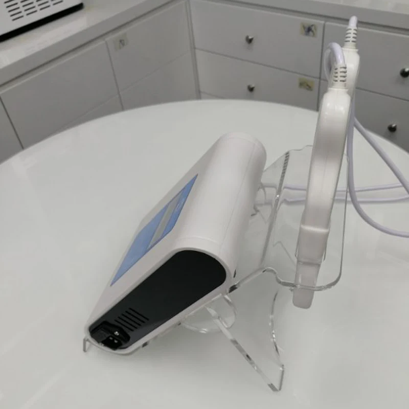 High quality face lift facial cleaner Double scrubber handle 2022 ultrasonic skin scrubber