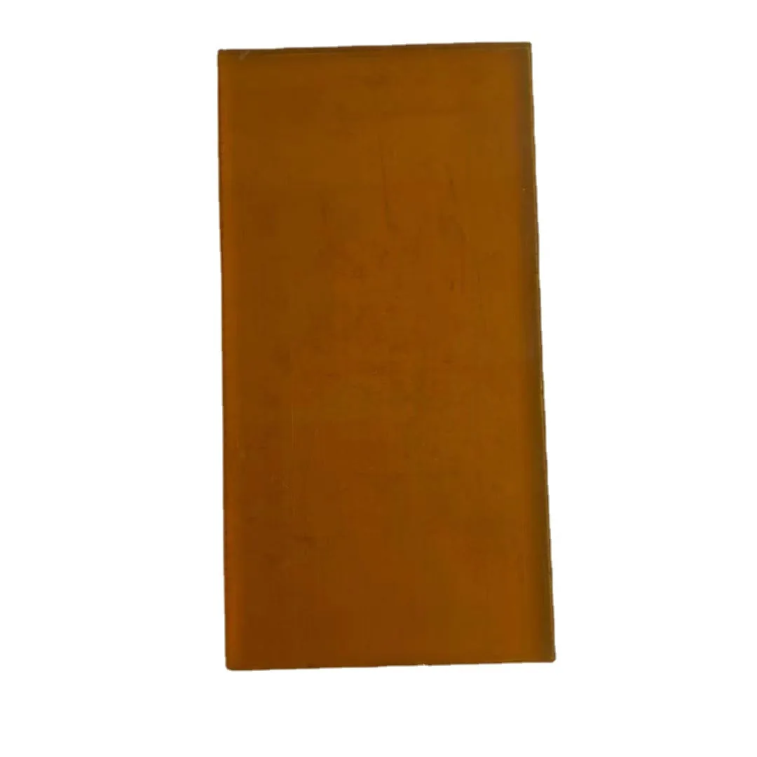 Hydrolysis Resistance 10mm - 80mm Thickness Custom CNC Machining Polyetherimide Ultem Plate Amber PEI Plastic Sheet
