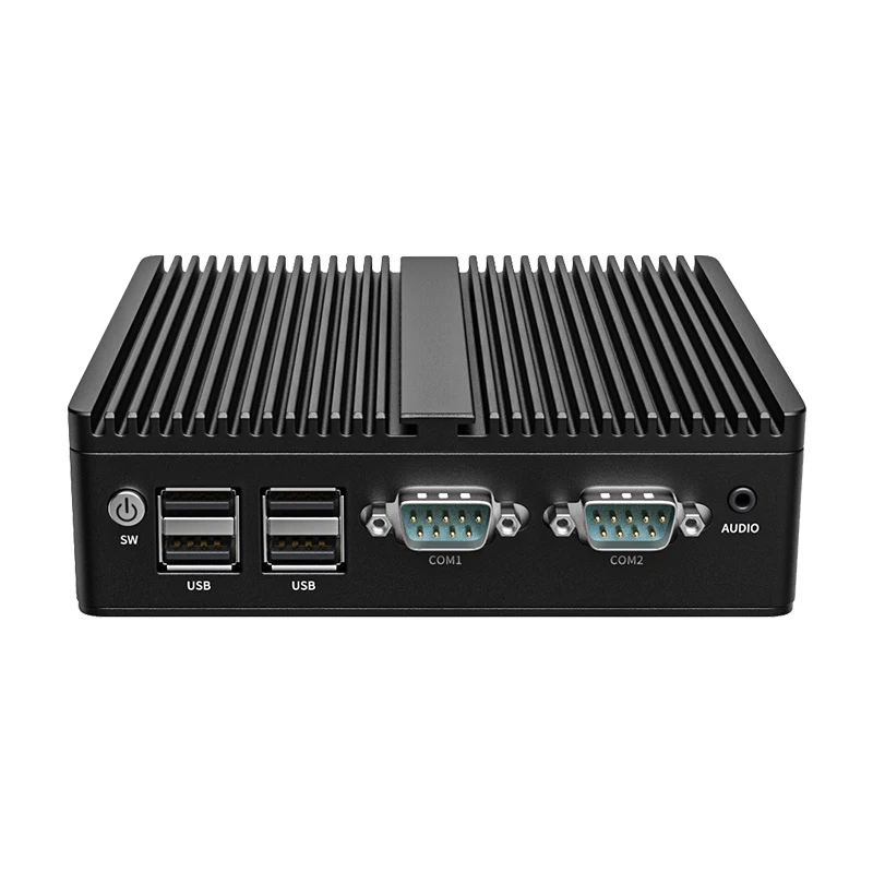BKHD Cheap Fanless Mini PC Industrial Computer 2L 2Com G30 Celeron J1900 Win-dows Linux for Automation