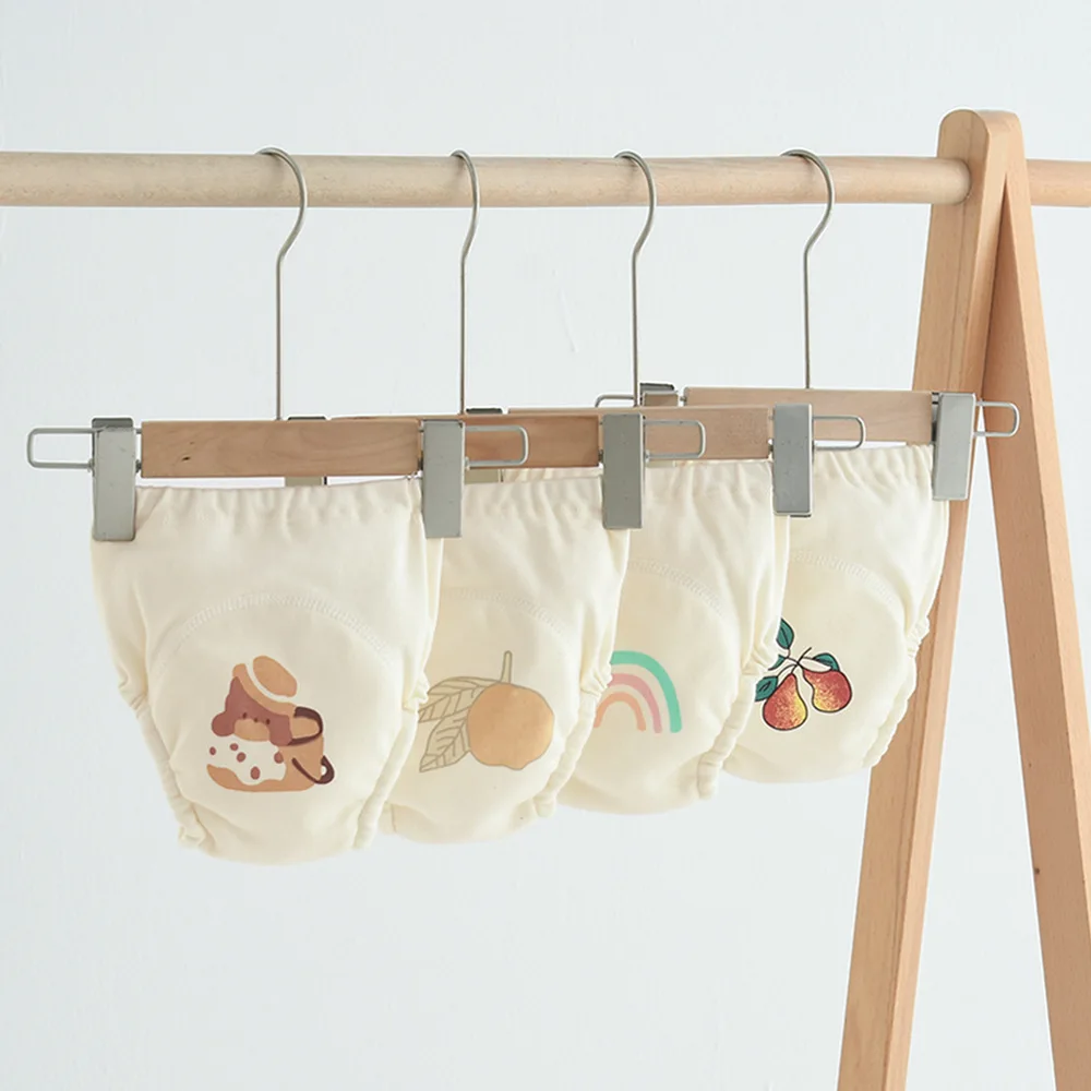 Wholesale 100% Cotton Infant Washable Comfortable Diaper Reusable Waterproof Baby Nappy Pants Baby Training Pants