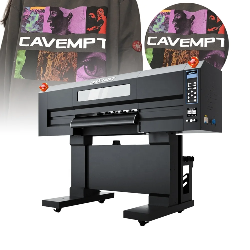 Inkjet 60cm dtf printers with four I3200 print heads for many different materials