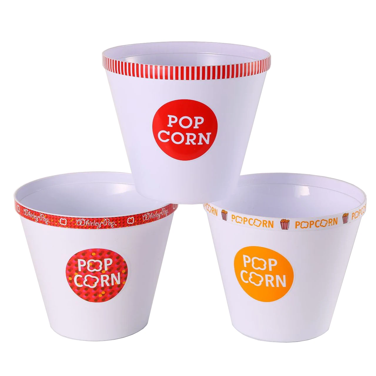 Printed Plastic Popcorn Bucket