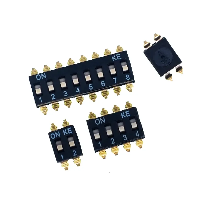 KE DSIC05LSGET 2.54mm pitch 5-position high push patch DIP switch/DIP switch New and original