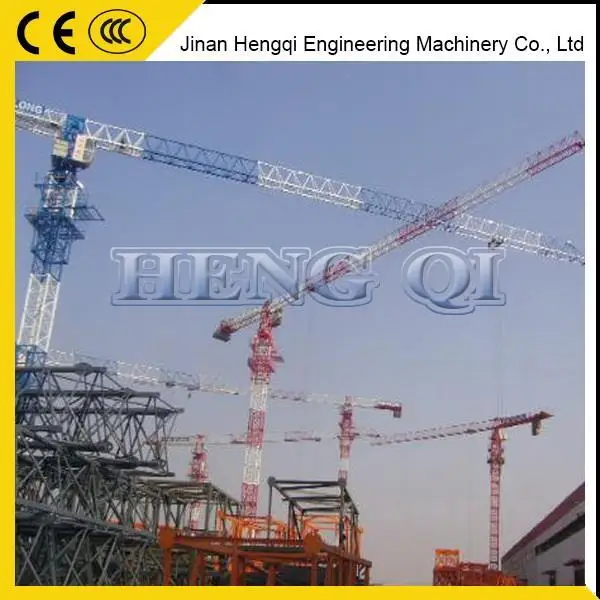 China Tower Crane Manufacturer Hengqi Low Price 4t Ton Tower Crane for High-rise Building Construction