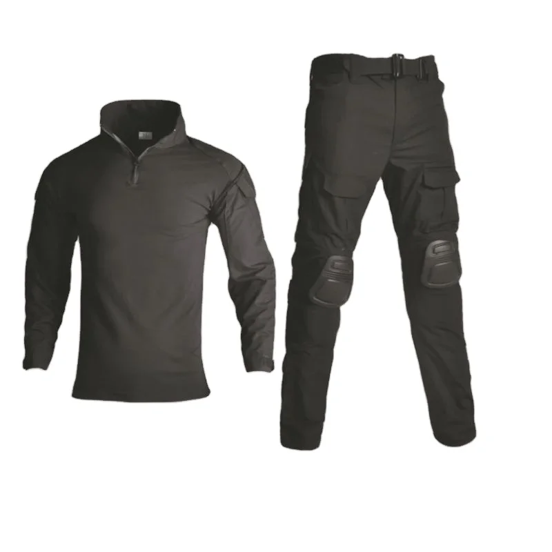 Tactical Clothing Shirt Pants Frog Suit Combat Uniform Multicam Tactical Uniform Custom G3 Camouflage With Knee Pads
