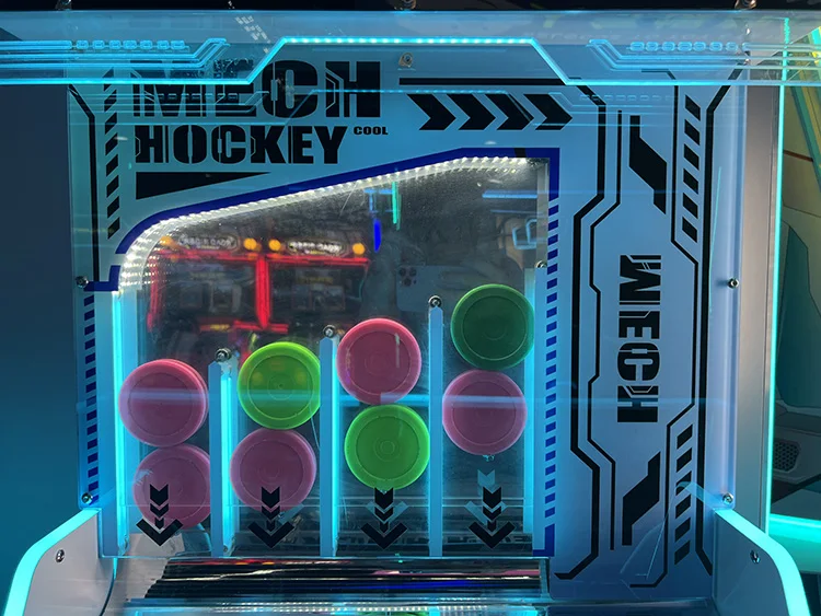 Hot sale coin operated 17 inch LED screen auto air hockey sports game machine arcade hockey game machine