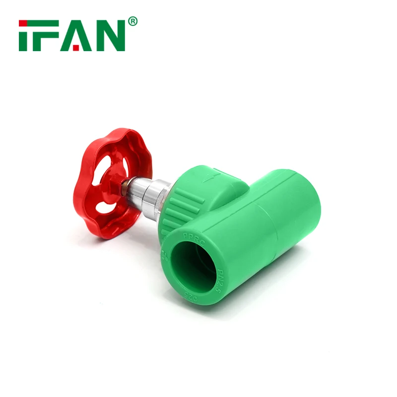 Ifan Wholesale High Quality Ppr Fittings Plastic Quick Stop Valve Ppr Cock Stop Valve