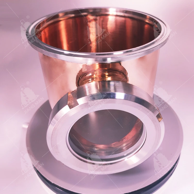 [JiangMan] Copper Vodka Distillery Part Copper Distillation Column Still Part 4/6/8/12/14/16 inch Copper Distilling Column