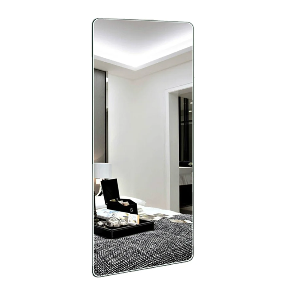 customized 3mm- 8mm silver Mirror glass for bedroom wardrobe furniture wall mounted decorative bath  mirror