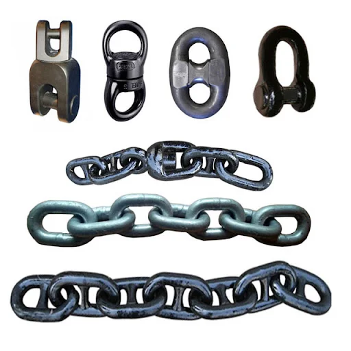 Hot Dipped Galvanised U2 U3 Ship Anchor Chain Mooring Chains 16mm