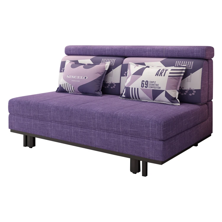 Современные регулируемые маленькие кровати, роскошное постельное белье, тканевые деревянные кровати, шезлонг с мягкими подушками для отеля