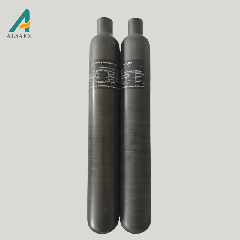 Ultralight Carbon Fiber Cylinder Factory Sale Carbon Fiber Tank 4500psi Pcp Oem Ce Certified Iso 700cc Carbon Fiber Bottle