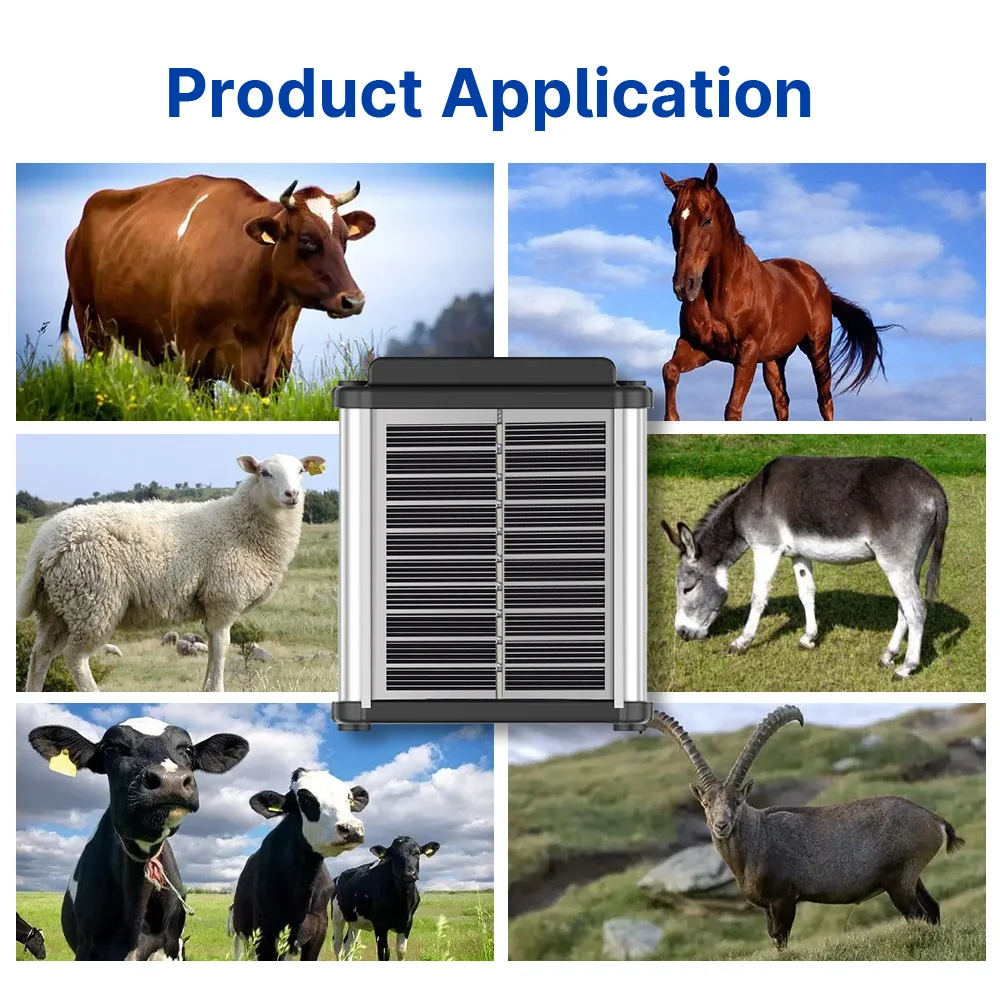 China Supplier Solar Collar Built Animal GPS Tracker with Free Platform Android IOS APP