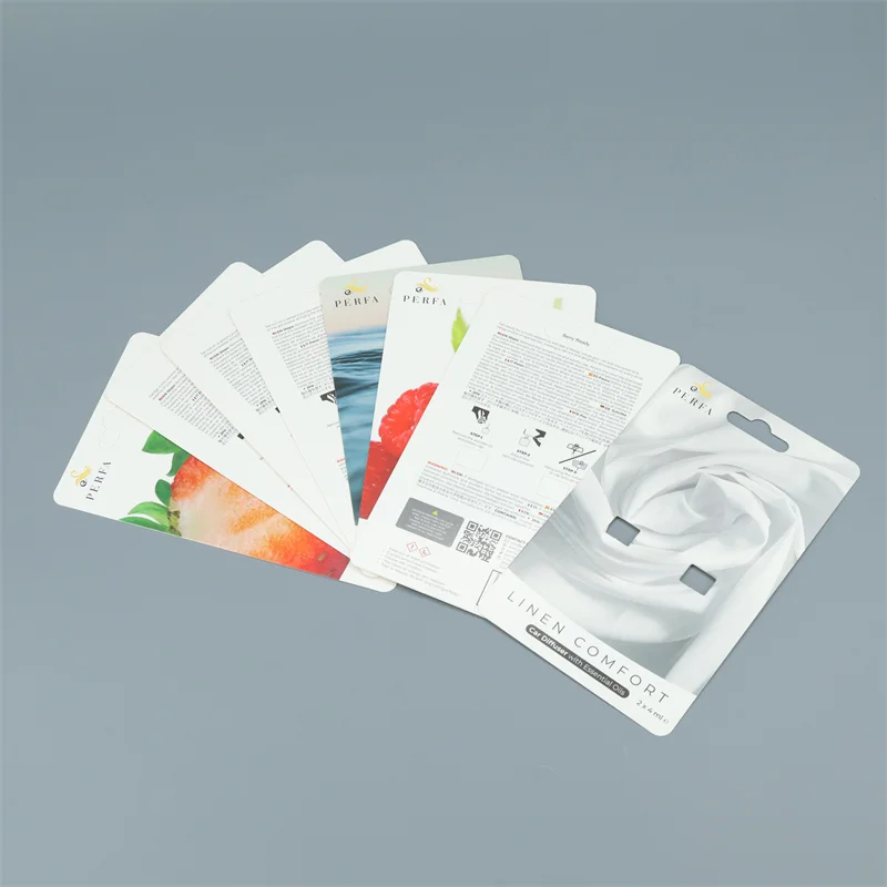 Wholesale Custom Slide Blister Insert Cards Packaging Slide Paper Card Customized Paper Blister Pack Insert Card