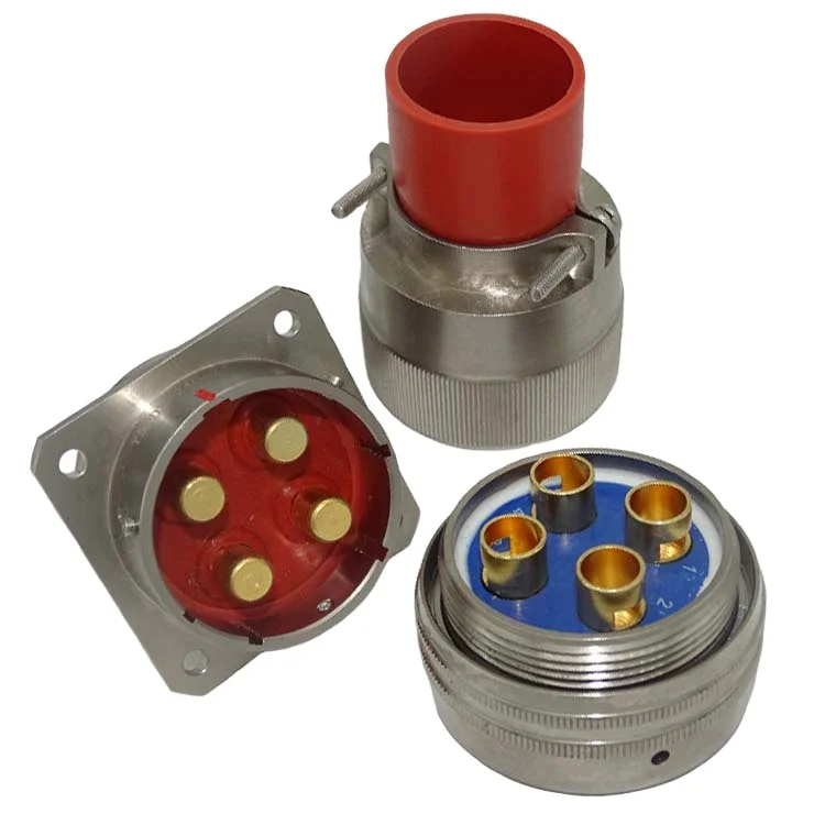 Мужской Y50DX-2404TK2/женский Y50DX-2404ZJ10 рабочий ток 100A авиационный разъем питания 4 цилиндрический штепсельный разъем