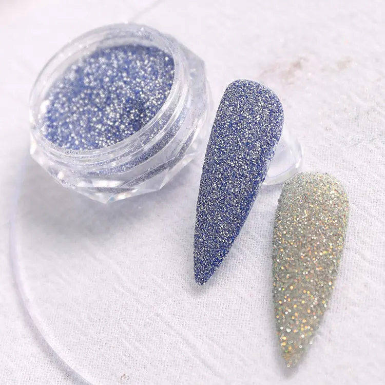 RubioAroma Pigment Acrylic Dip Powder Nail Dipping Powder Set Smash Diamond Glitter Acrylic Nail Dipping Powders