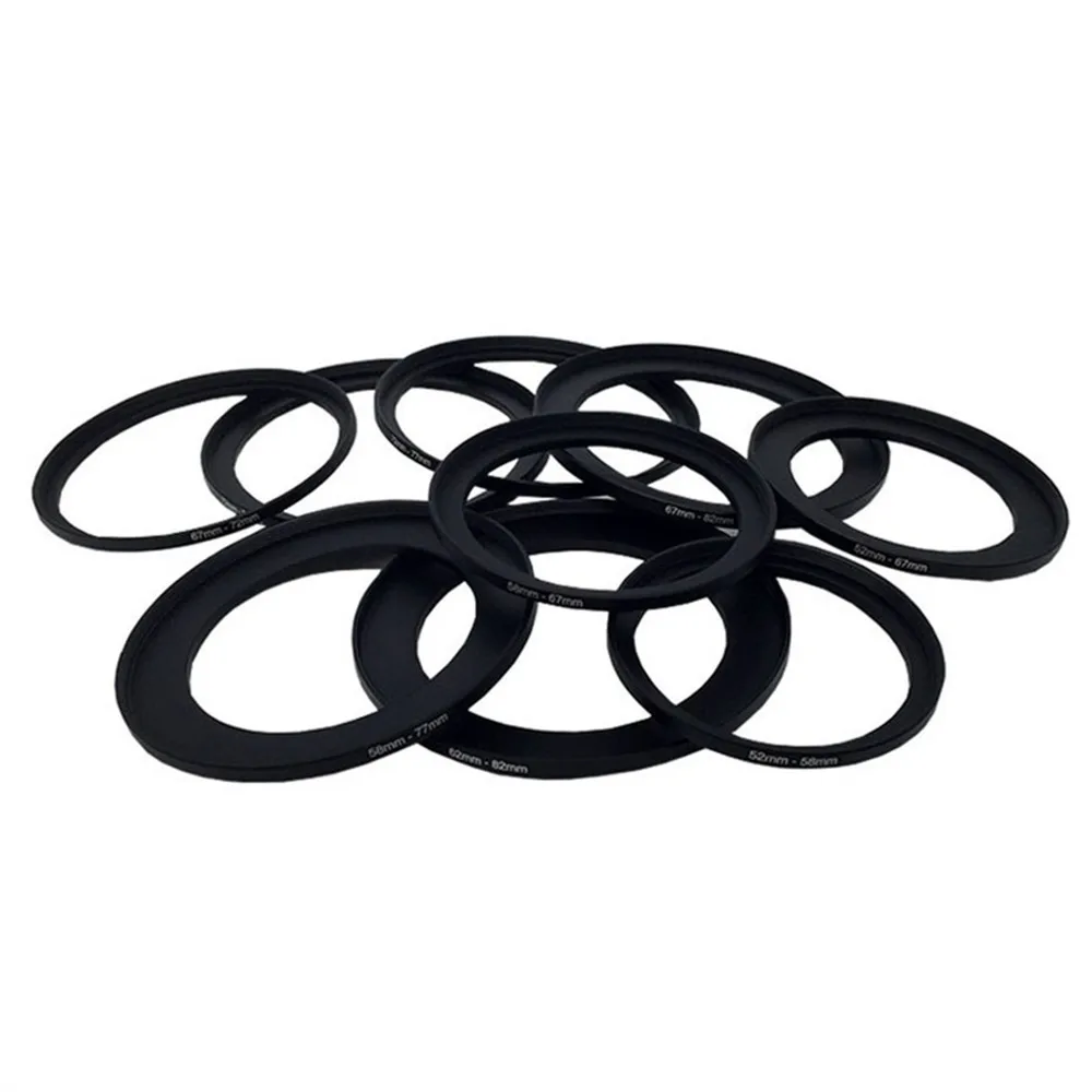 Camera aluminum lens adapt ring 40.5 mm to 43 46 49 52 55 58 mm step up ring