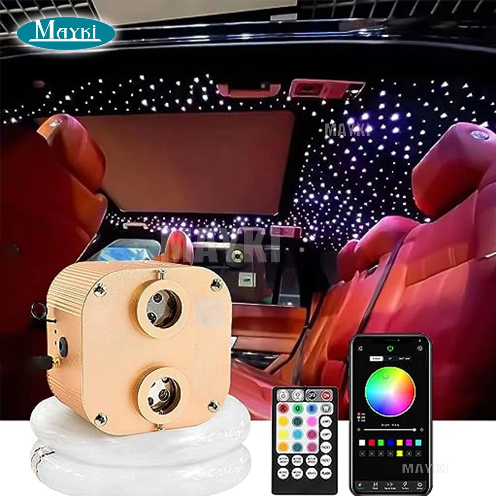 20W RGBW led fiber optic starry light twinkle starlight headliner for car roof and ceiling decoration