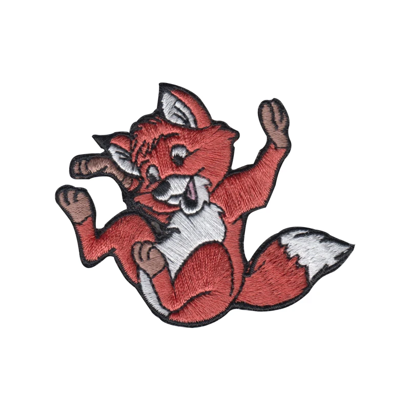 
Support 7 days sample order lead time High Quality Customized squirrel Animal Patches Embroiderd 