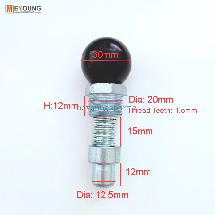 Total Gym Side Rail Quick-Release Spring-Loaded Lock Pin Gym Equipment