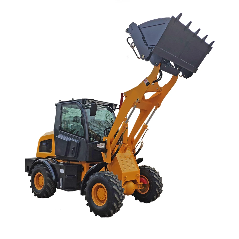 Factory Direct Selling Small Mixer Loader Construction Engineering Loader  Multi-function Front Unloading wheelloader