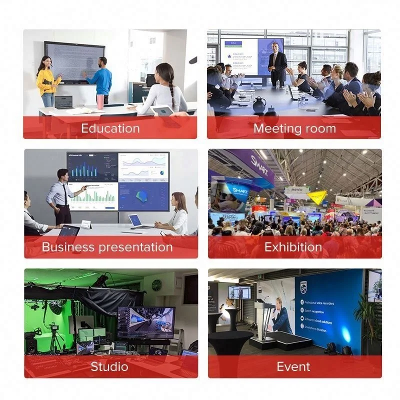 Teaching Board for Classroom Digital Video Whiteboard Player Screens 110 inch Smart Touch Teaching Dtouch for Classroom Screens
