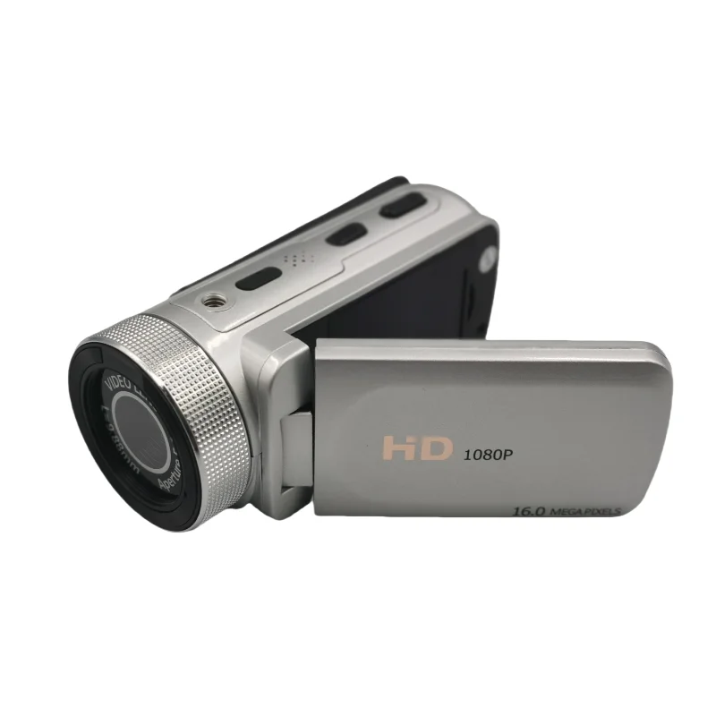 Rotatable Screen Hot sale Video Camera Camcorder 1080P 16MP 16X Zoom 2.4 Inch  Camcorder with Fill Light