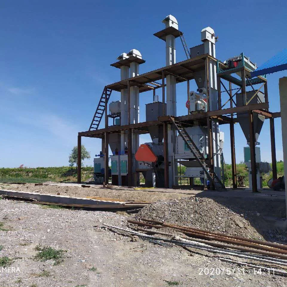 Automatic 10 ton complete animal feed pellet line cattle feed pellet processing production plant with computer batching system