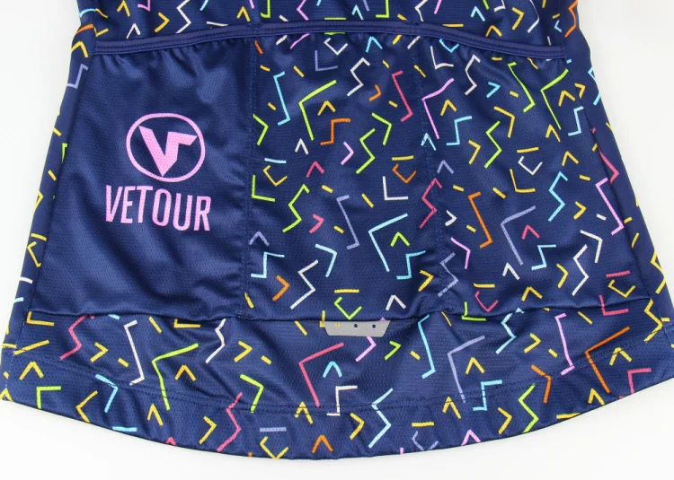 Vetour Bicycle Clothing Jersey OEM Women Full Sleeve  Cycling Jersey