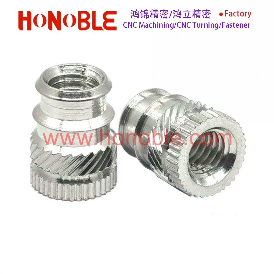 Heat set brass insert nut, Ultrasonic thread inserts for thermal installation