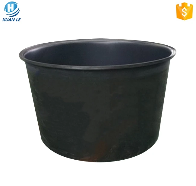 Rotational plastic 100 gallon fish farming tank container for aquaponics