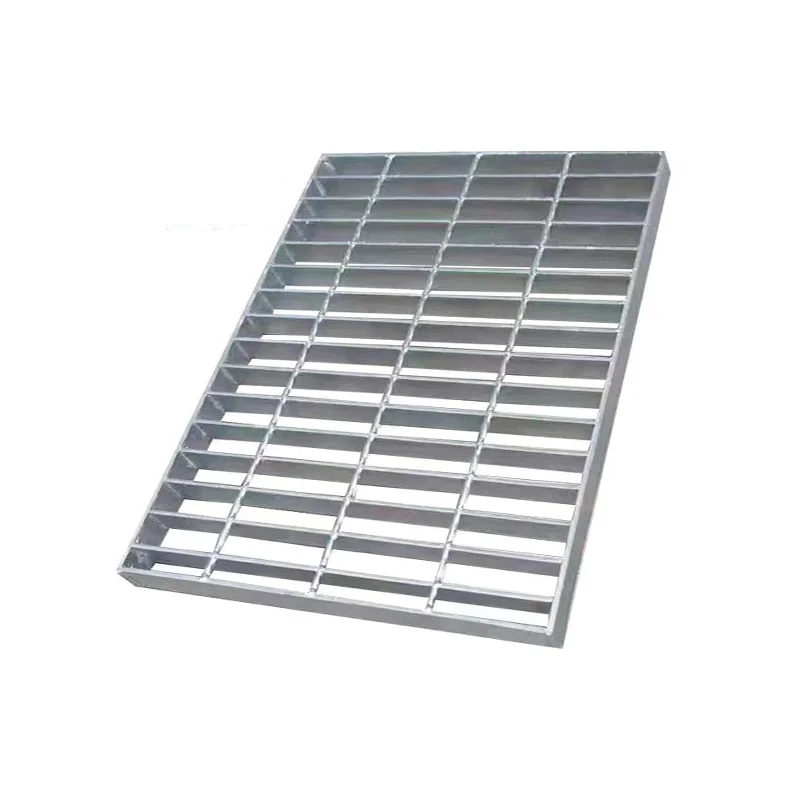 Hot Dip Galvanized Outdoor Platform Low Carbon Steel Walkway Suspended Ceiling Steel Grating Serrated Drainage Cover