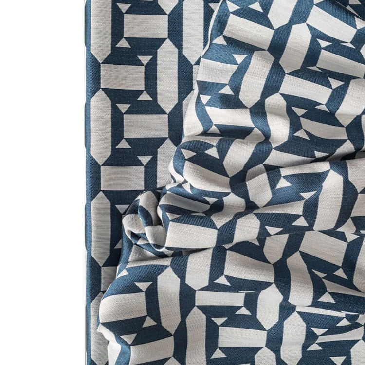 100% polyester woven jacquard curtain fabric designs jacquard fabric for curtains stocks