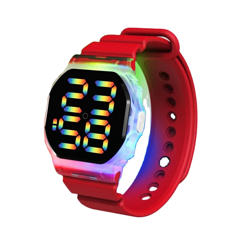New Hot Selling Silicone Digital Watch for men and Women 2021 Youth 30m Waterproof LED Digital Sports Watch