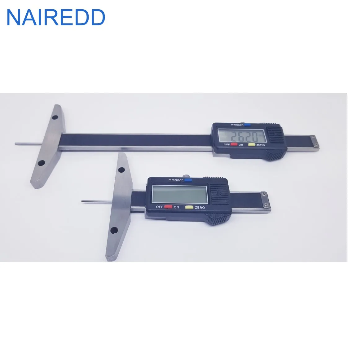 Deep Hole Electronic Digital Depth Gauges Diameter of rod: 2mm