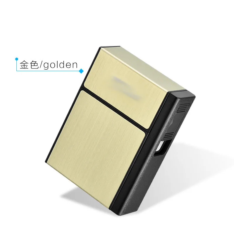 Rechargeable cigarette lighter Removable USB lighter cigarette case with lighter