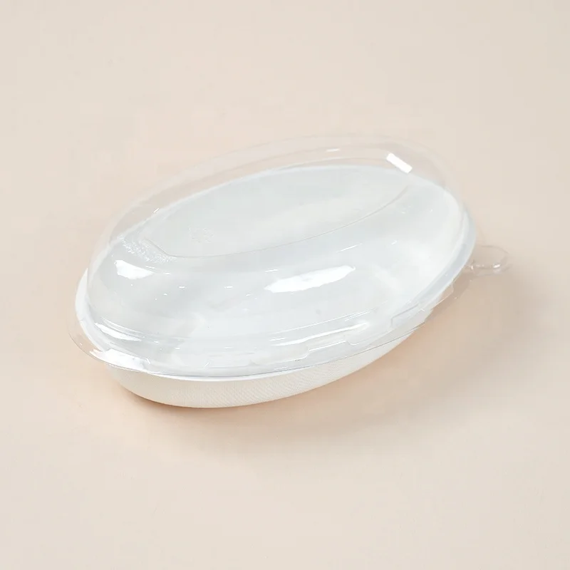 26 OZ Sugarcane Biodegradable Bowl Compostable Disposable Paper Bowls