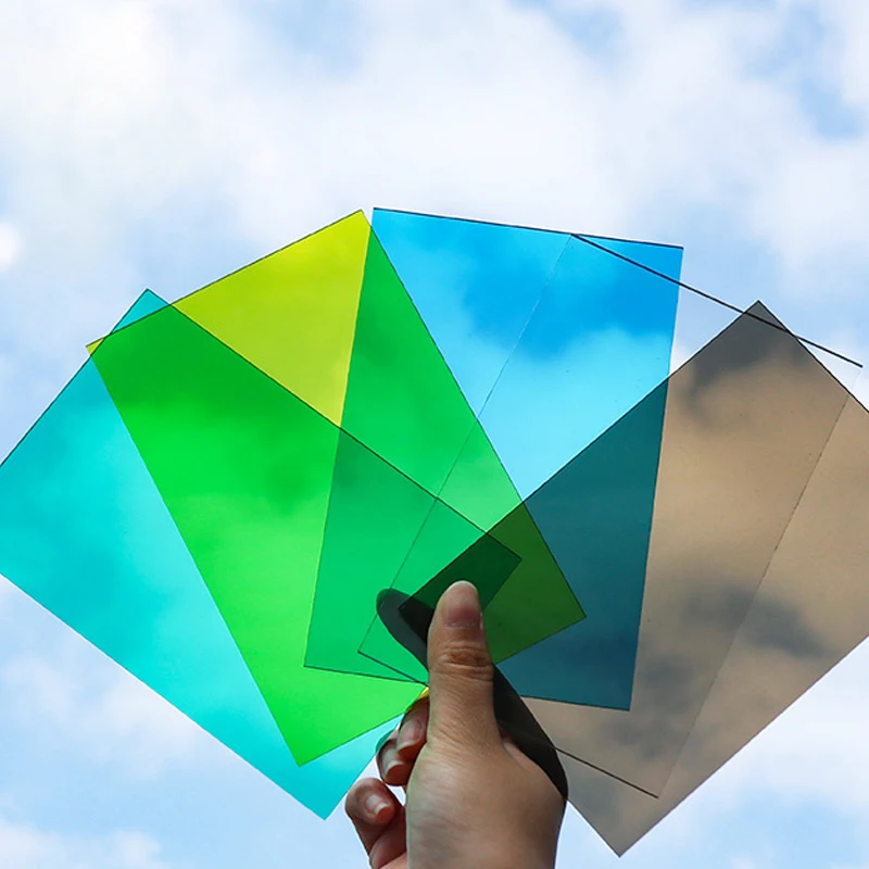 Transparent Clear Polycarbonate roofing Sun Sheets 1.5-16mm  general plain PC polycarbon solid sheets