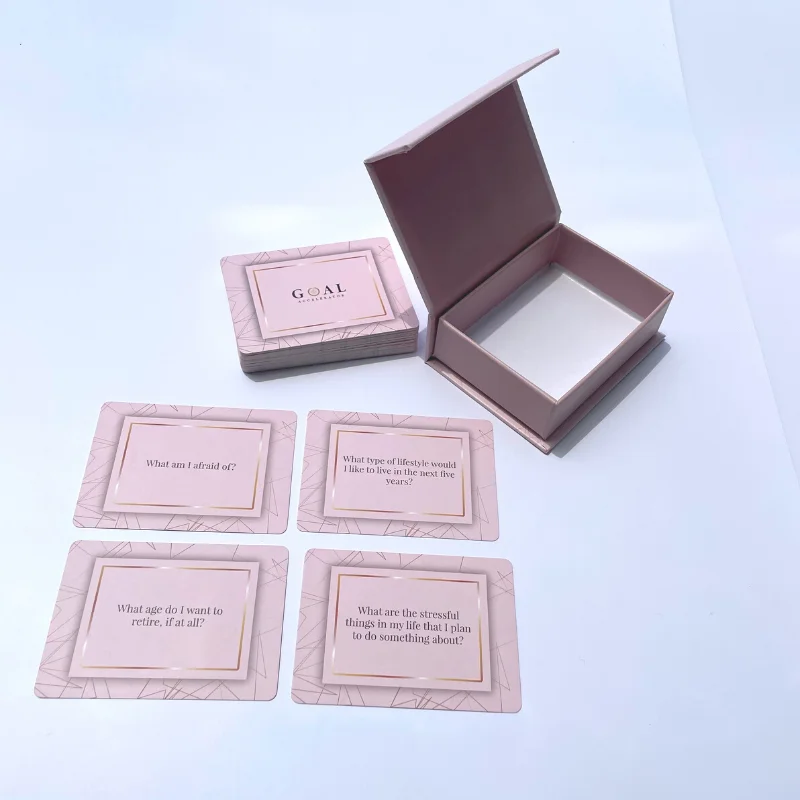 OEM printing spanish color different material question game card 100%pvc waterproof game cards custom buy card games