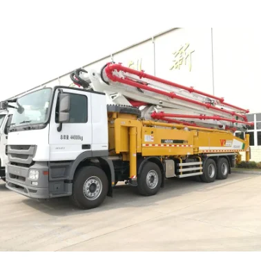 Easy control concrete transfer machine 61 m vertical reach HB62V mobile concrete truck pump with Eruo V emission hot selling