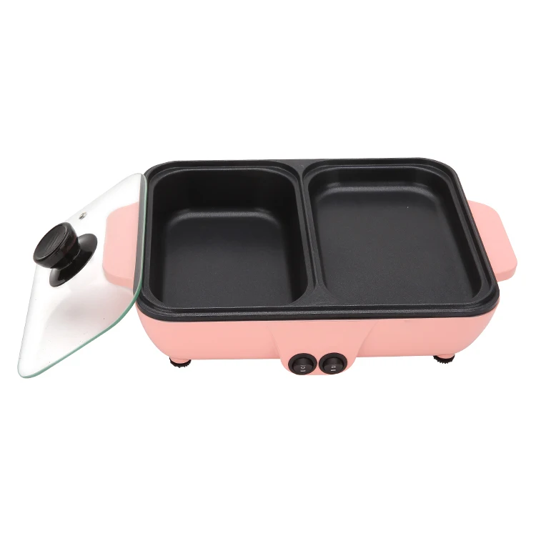 
New Design Non-Stick Cooking Surface Home 2 In 1 Bbq Electric Grill For 2-3 People 