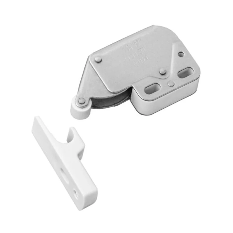  XK819 Mini Push spring clip Lock Catch Latch Cabinets Anti-Theft Cupboard Doors With Cross Keys For Furniture