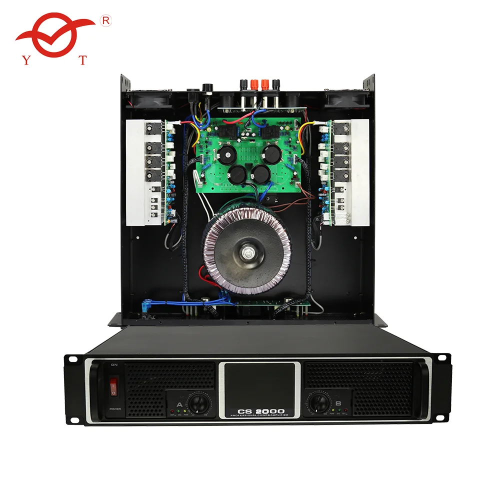YATAO 1u amplifier digital power amplifair professional audio 2.0 dc