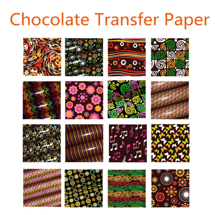 Color DIY West Dessert Cake Decoration Insert Baking Edible Model Biscuit Transfer Printing Chocolate Paper