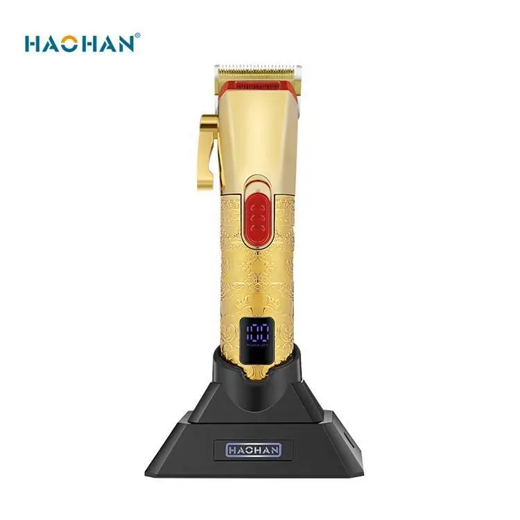 Haohan New Arrivals Professional barber Hair Clippers Electric Shaver Hair Trimmer  Beard Grooming Set USB for men HL5