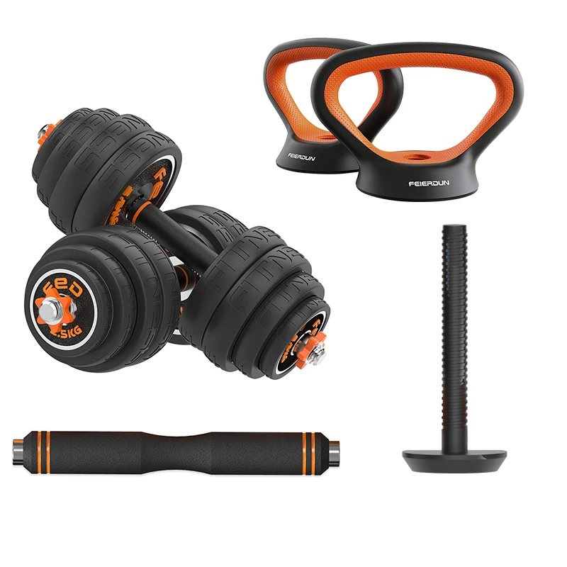 Feierdun Gym Home 30kg Fitness Workout Women And Man Exercise Strength Training Adjustable Fixed Lbs Dumbbells