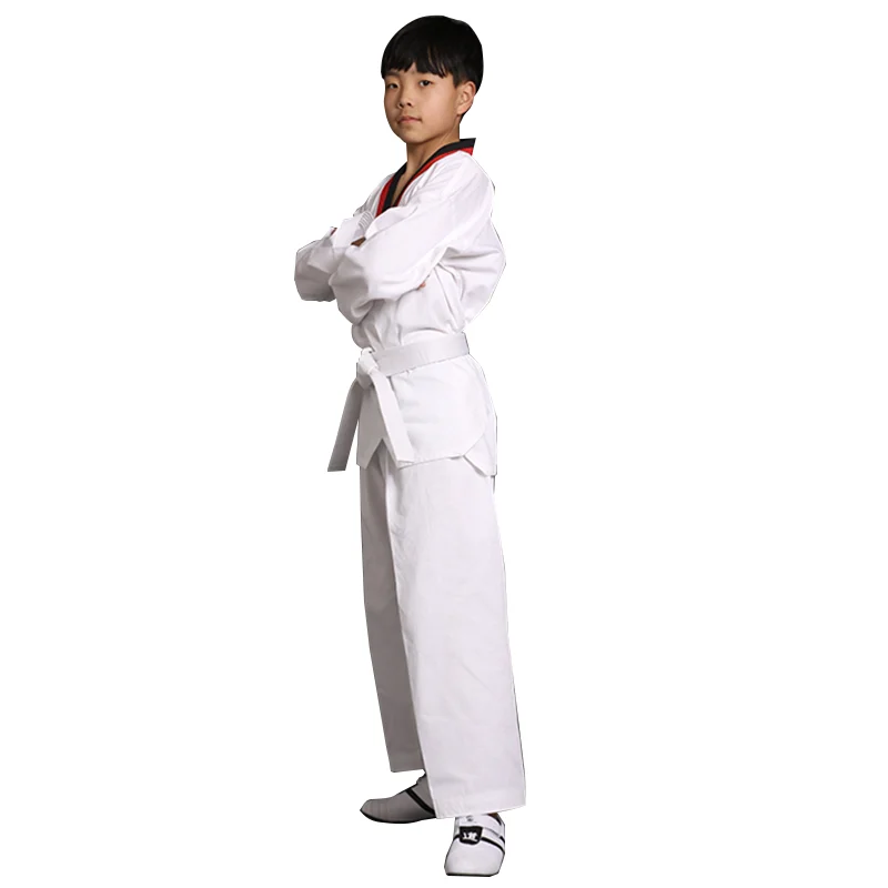 Woosung high quality korea wholesale wtf taekwondo uniform dobok word taekwondo uniform clothing